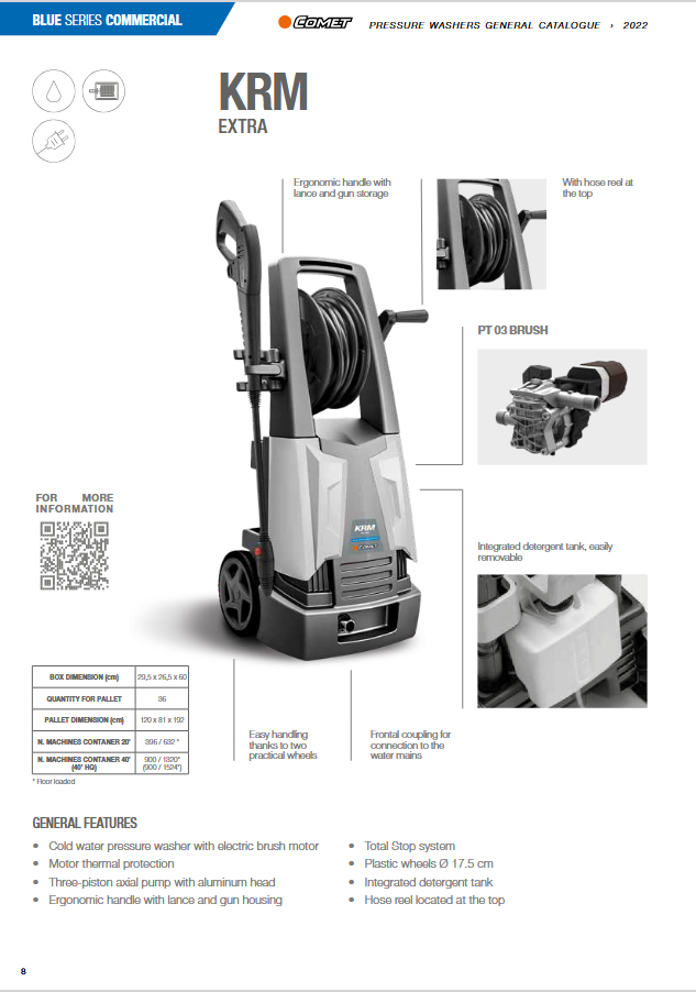 HIDROLAVADORA KRM 1100 EXTRA