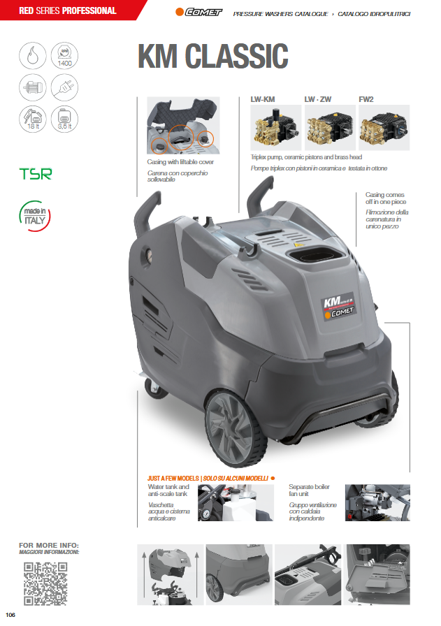 HIDROLAVADORA KM CLASSIC 5.15