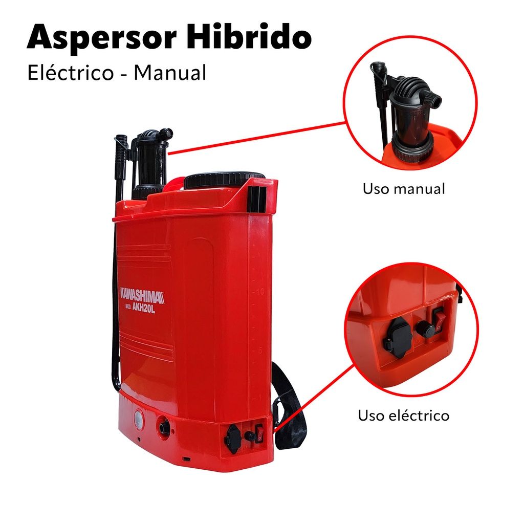 ASPERSORA HIBRIDA 2-1 KAWASHIMA 20 LT