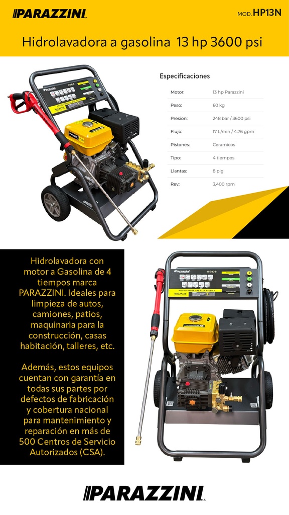 HIDROLAVADORA ELECTRICA 1450PSI