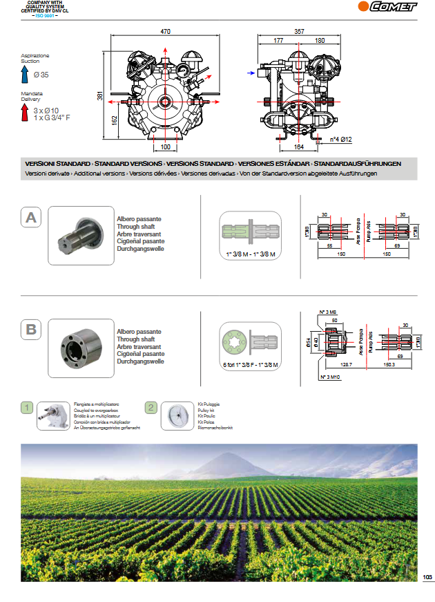 6028005700 BOMBA IDS-1000 M-M CON REGULADOR