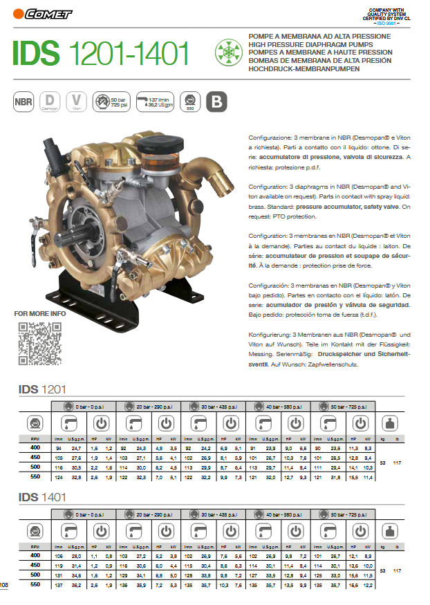6118000100 BOMBA IDS-1401