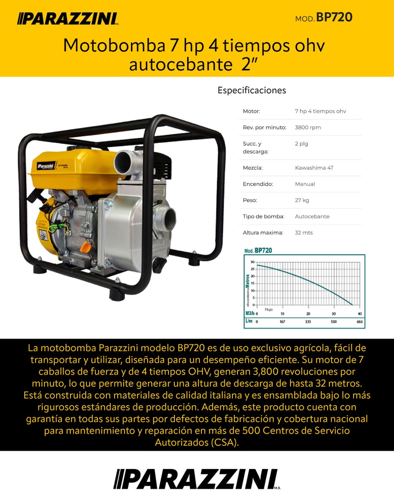 MOTOBOMBAS 7HP 4 TIEMPOS OHV AUTOCEBANTE 2 IN