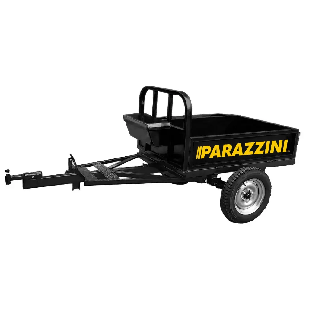 Remolque Agrícola de Carga con Capacidad de 400 kg para Motocultor 15 HP