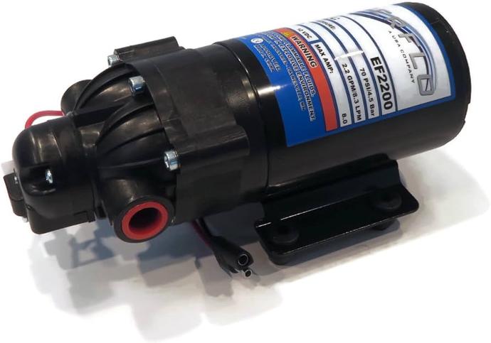 EF2200BOX BOMBA 12V 2.2 GPM 70PSI 8.3 LPM 