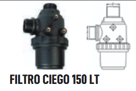 8081004 FILTRO DE LINEA CIEGO 1 1/2 150 LTS