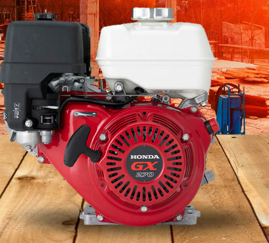 MOTORES HONDA GX-270 H 9.0 HP QX 1" Cuñero