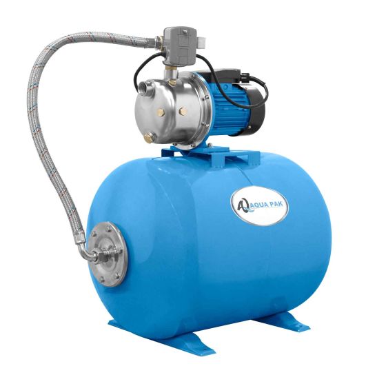 PRES-FIX05E-100L BOMBA AQUA PAK CON TANQUE AQ HORIZONTAL MEMBRANA