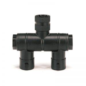 [60702042] 8247015 CUERPO DOBLE GIRATORIO NPT SISTEMA RAPIDO 1/4