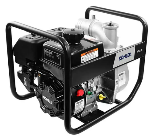 MOTOBOMBAS KOHLER KOHLER PA-WB30-0001 MOTOBOMBA AUTOCEBANTE DE 3" X 3", MOTOR SH-265, 6.5. H.P. CON ALERTA DE ACEITE