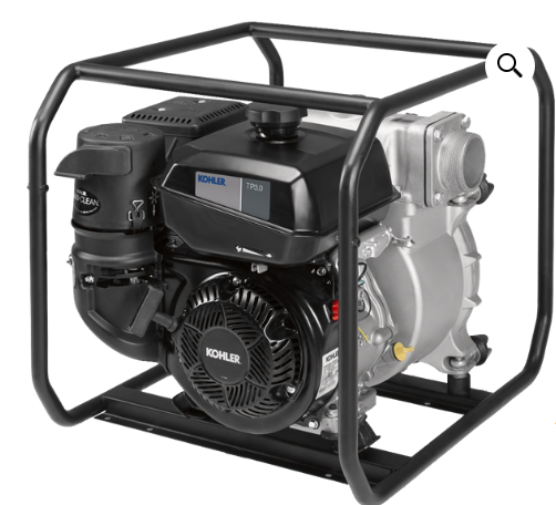 MOTOBOMBAS KOHLER KOHLER PA-TP30-3001 MOTOBOMBA TRAGASOLIDA DE 3" X 3", MOTOR CH-395, 9.5. H.P. CON ALERTA DE ACEITE