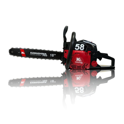 MOTOSIERRA KAWASHIMA PROFESIONAL 58CC CON 2BARRA Y CADENAS DE 18 PULG (copia)