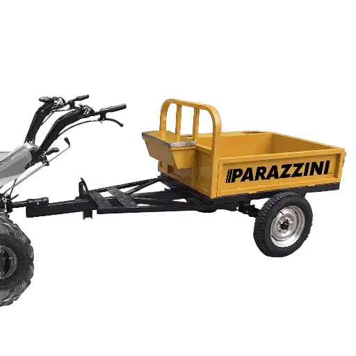Remolque Agrícola de Carga con Capacidad de 400 kg para Motocultor 15 HP